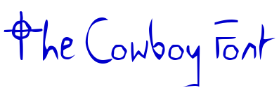 The Cowboy Font الخط